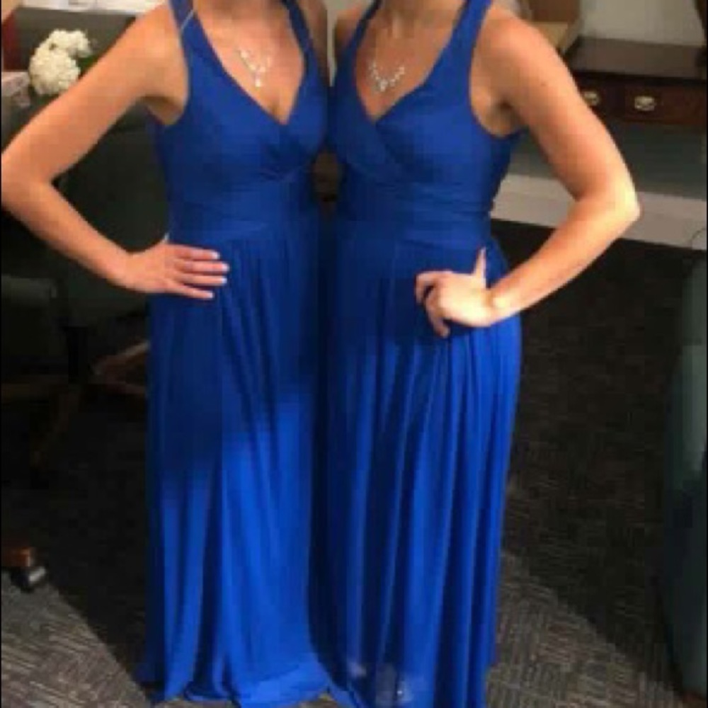 Royal blue bridesmaid dress